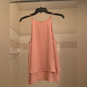 Pink Rose Pink Tank Top Size M